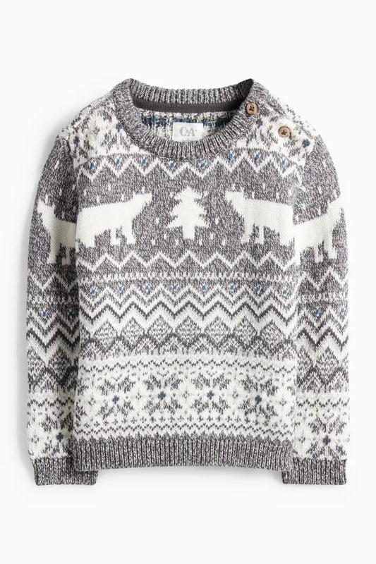 Polar Bear - knit pullover