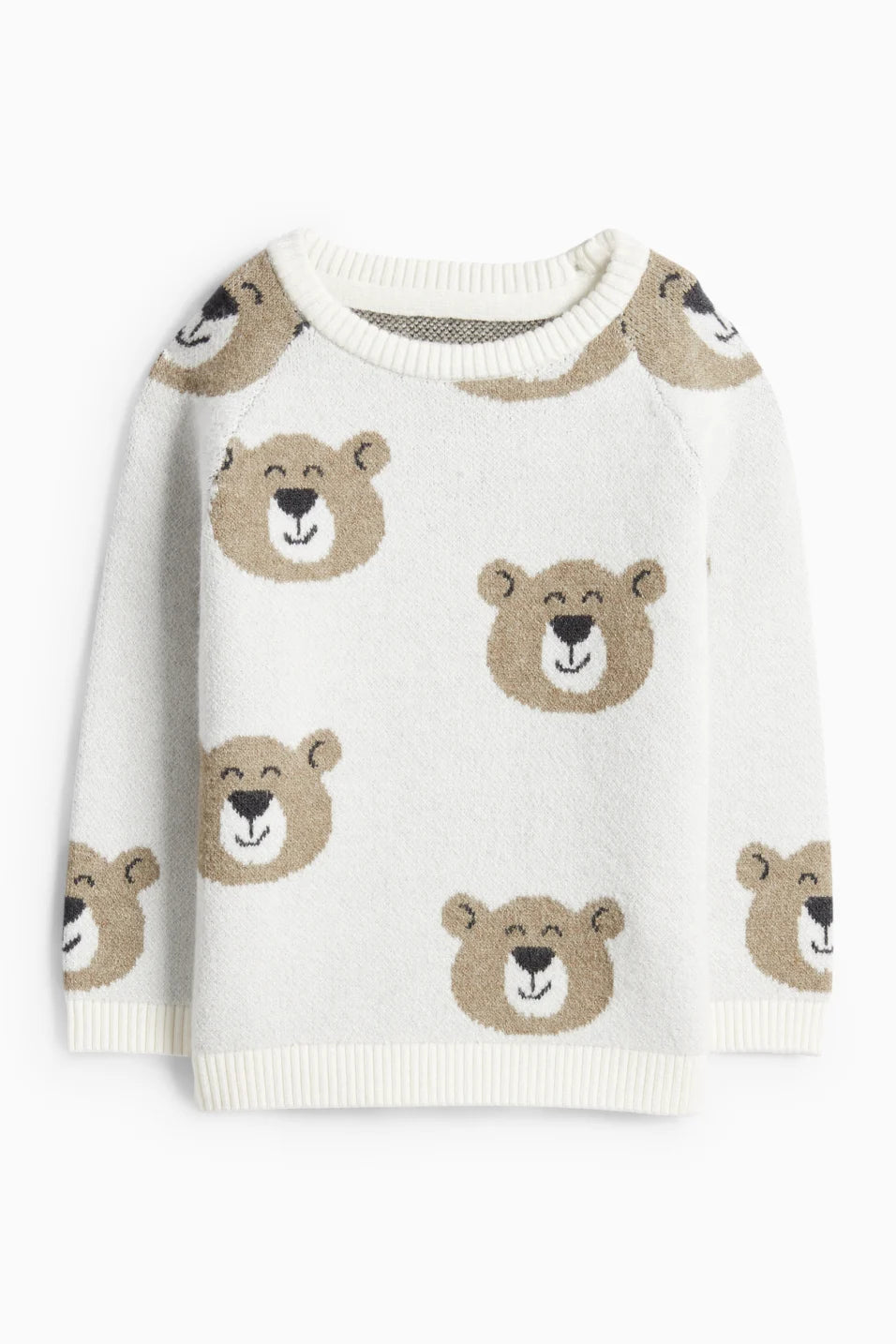 Bear - 2 pieces Set - Pullover and Hat