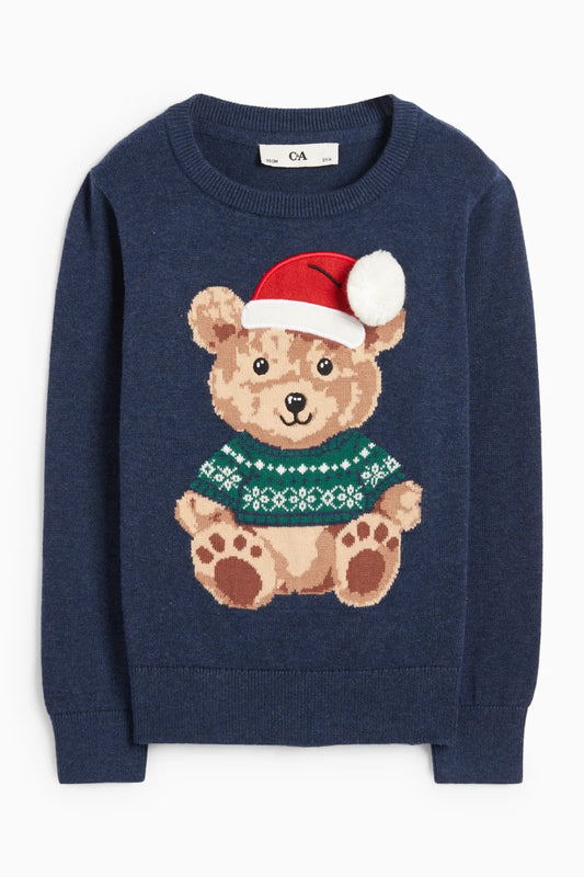 Teddy Bear Christmas Sweater