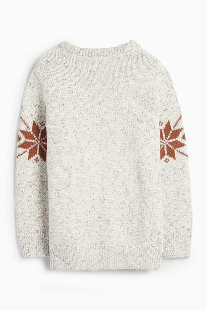 Santa and Reindeer Sweater