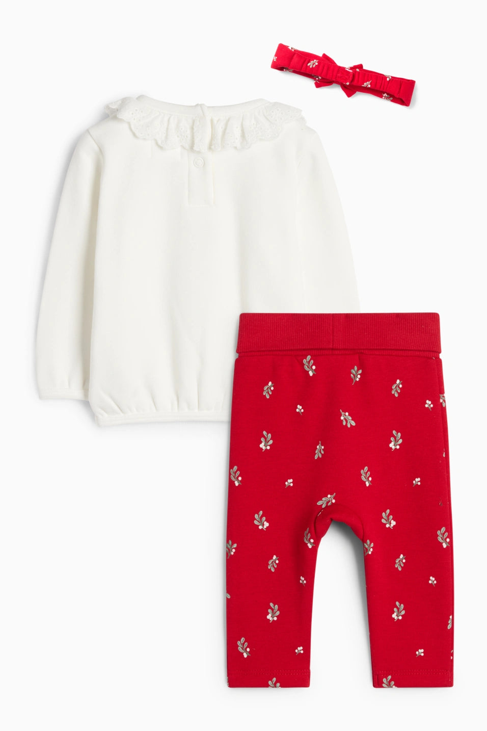 Teddy bear - Christmas baby outfit