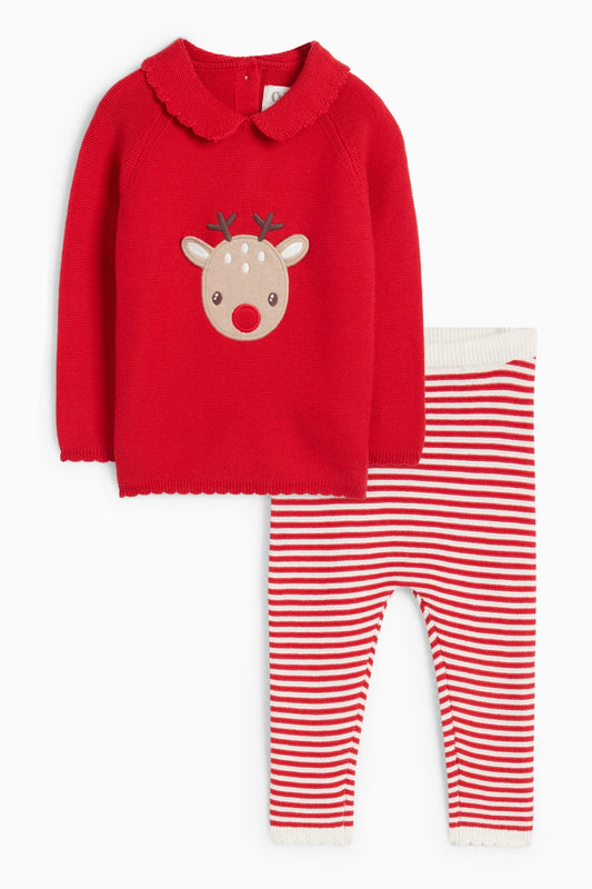 Reindeer - Christmas baby outfit