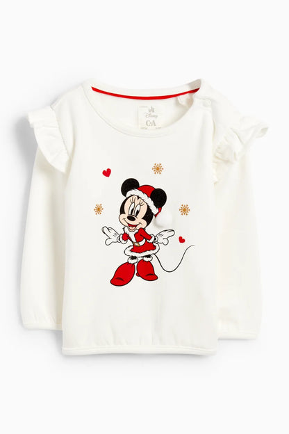 Minnie Mouse - Christmas Baby Outfit - 3 Piece