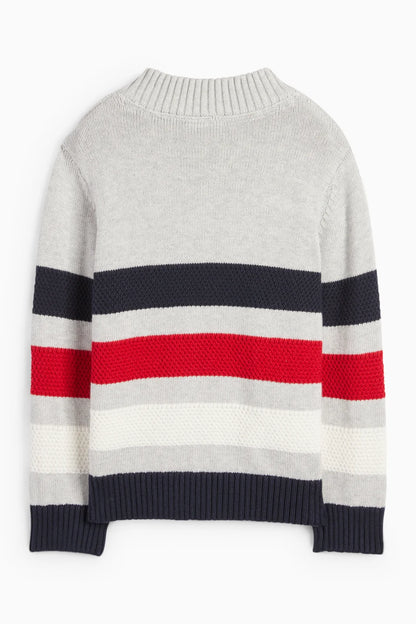 Spiderman - knit pullover - striped