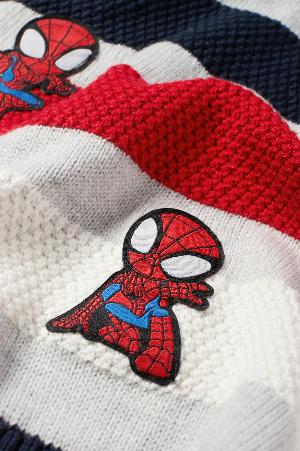 Spiderman - knit pullover - striped