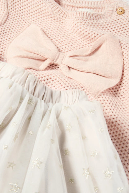 Bow and Star - Baby Girl Outfit