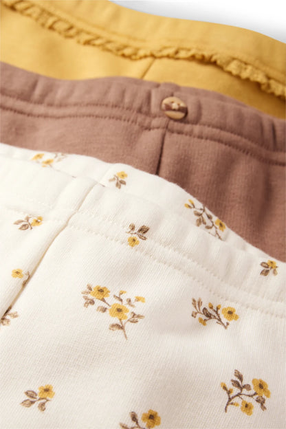 Flowers - Pack of 3 Thermal Leggings