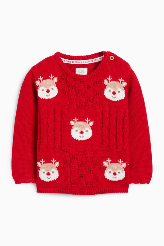 Reindeer - Christmas Sweater - Structured
