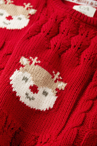 Reindeer - Christmas Sweater - Structured