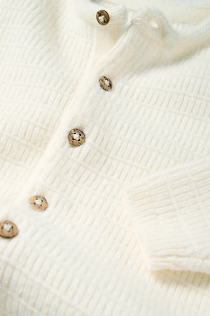 Baby knit jumpsuit - structured