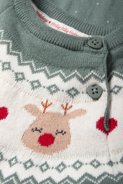 Reindeer - Christmas Knit Dress
