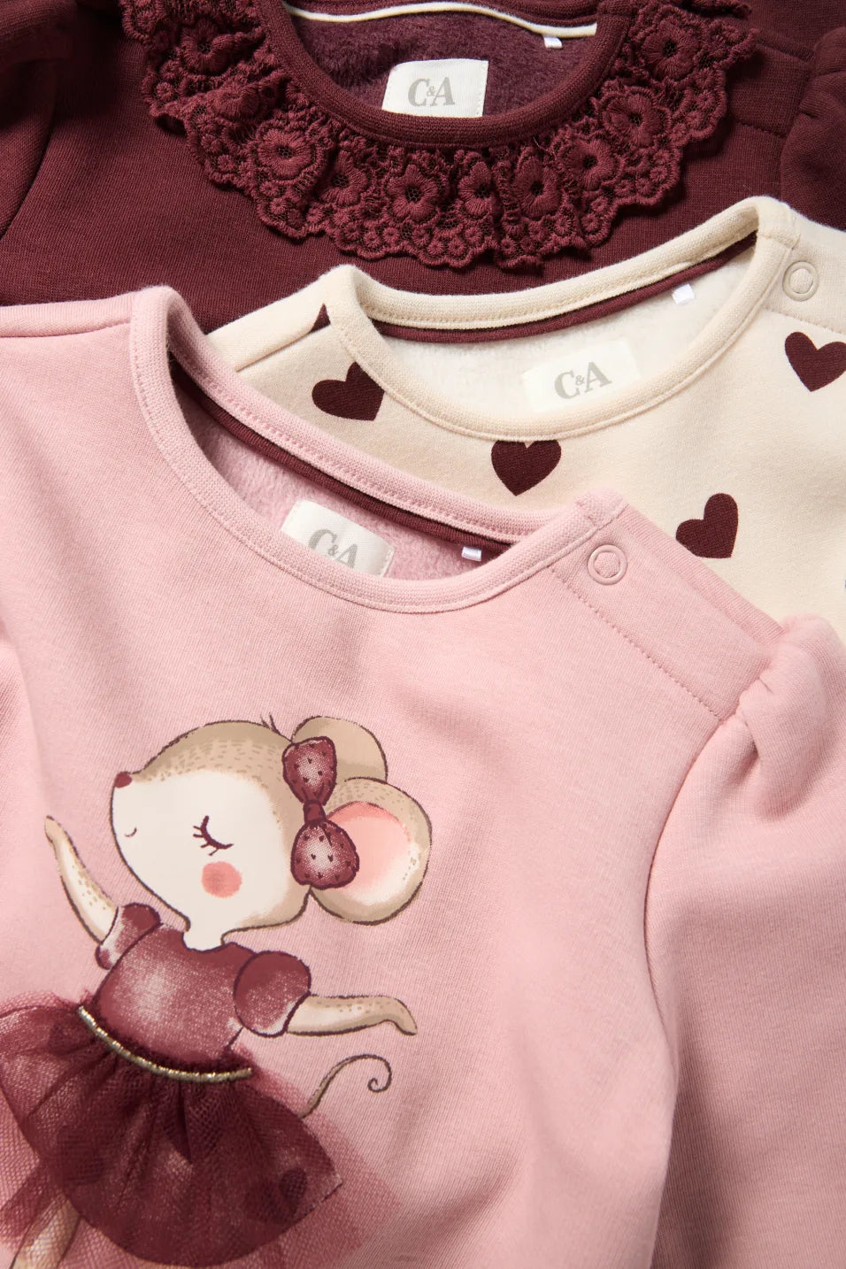 Heart & Ballerina - Pack of 3 Sweatshirt