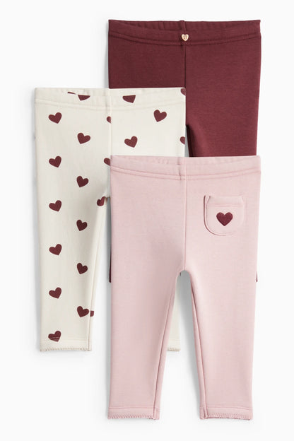 Heart - 3 Thermal Leggings