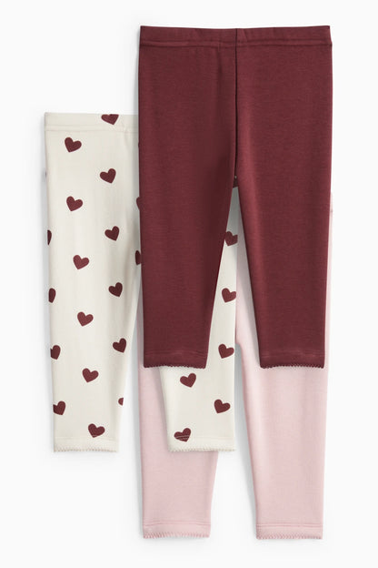 Heart - 3 Thermal Leggings