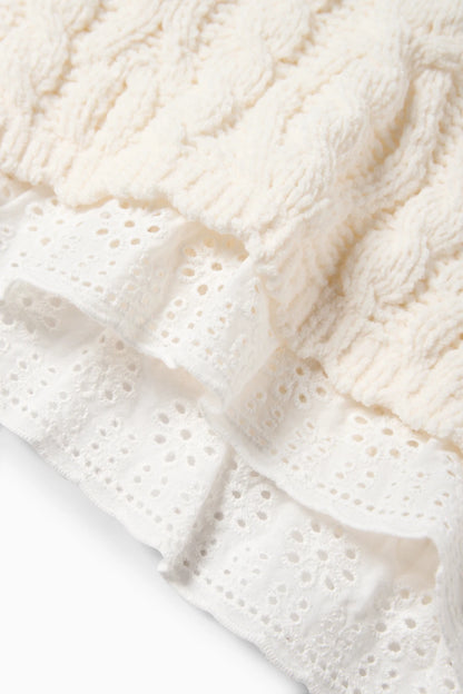 Baby Sweater - Braid Pattern
