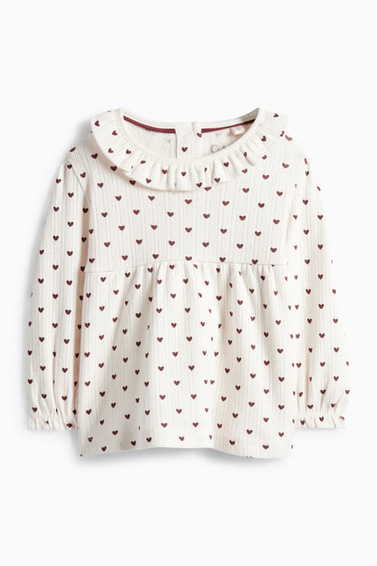 Hearts - 3 pieces baby outfit
