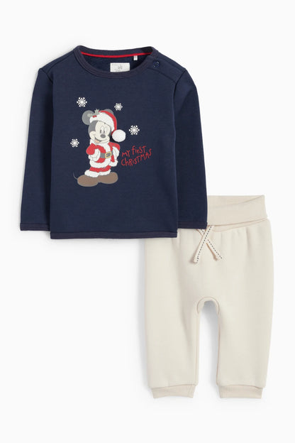 Mickey Mouse - Christmas baby outfit