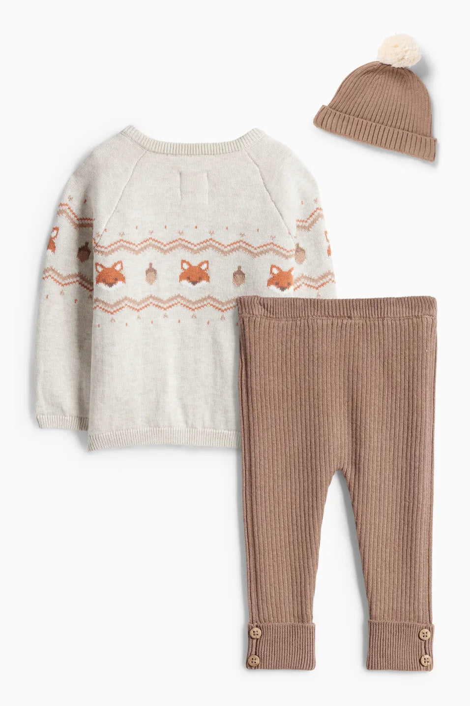 Fox - 3 pieces Baby Outfit