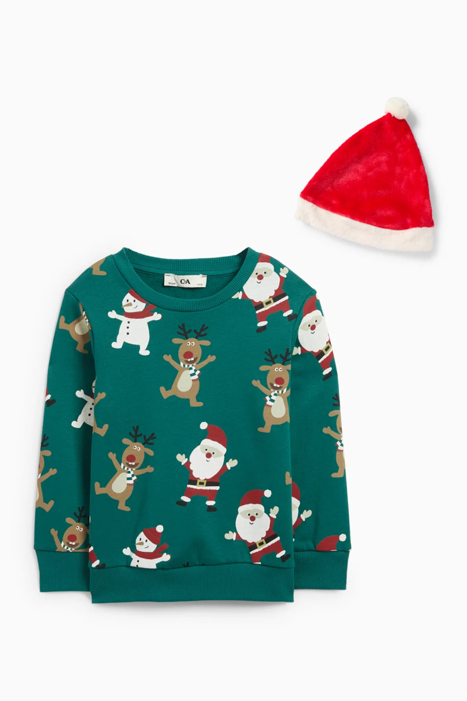 Santa Claus - Set - Sweatshirt and Christmas Hat