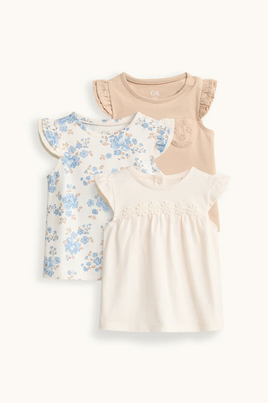 Multipack of 3 - Flory - Short Sleeve T-shirts