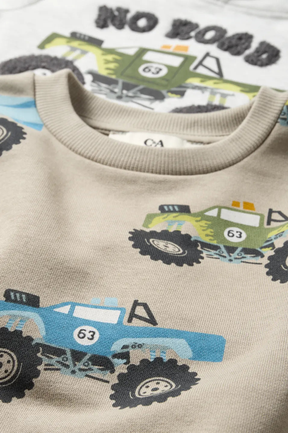 Monster-Truck Hoodie and Sweatshirt