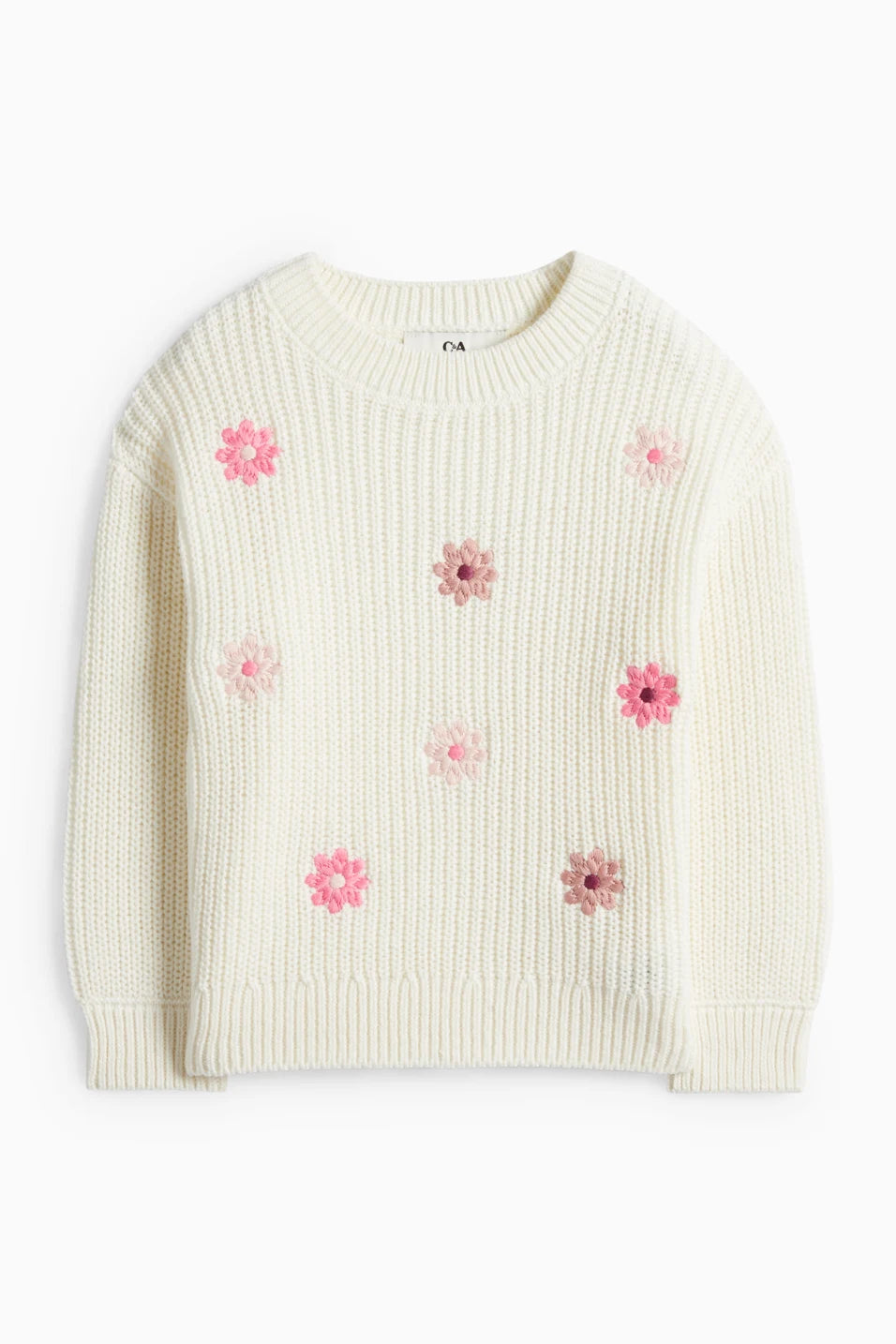 Flower Pullover - ribbed
