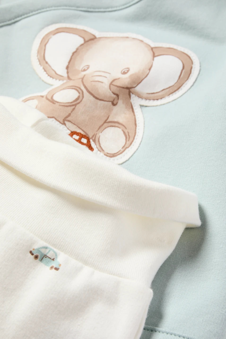 Elephant and Car - lined Pyjamas