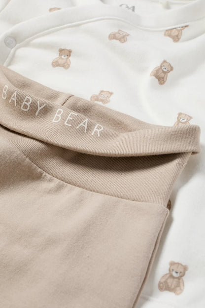 Teddy bear - lined Pyjamas