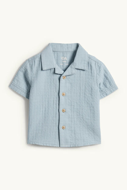 Baby outfit - shirt and shorts - light Blue