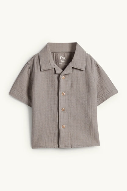 Baby outfit - shirt and shorts - Gray