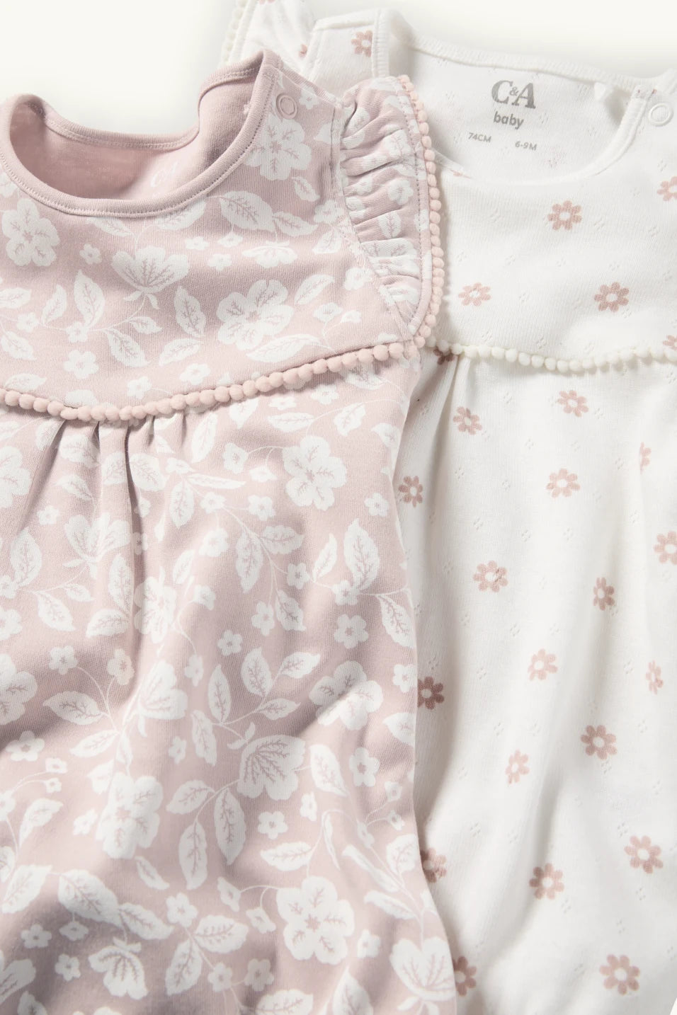 Multipack of 2 - Flory - baby romper bodies