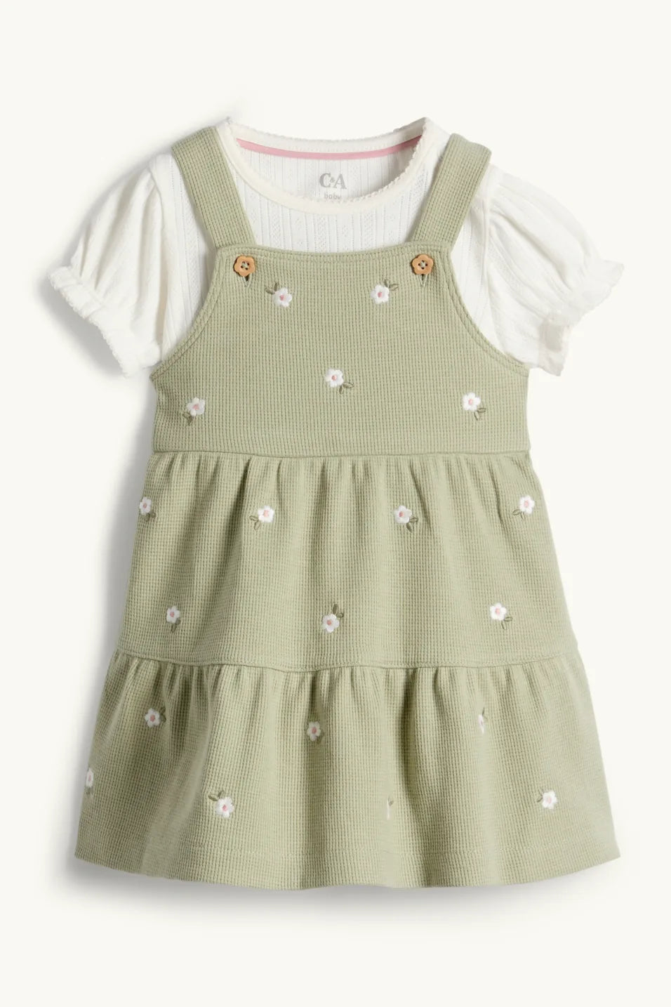 Floral - baby dresss set - 2 piece