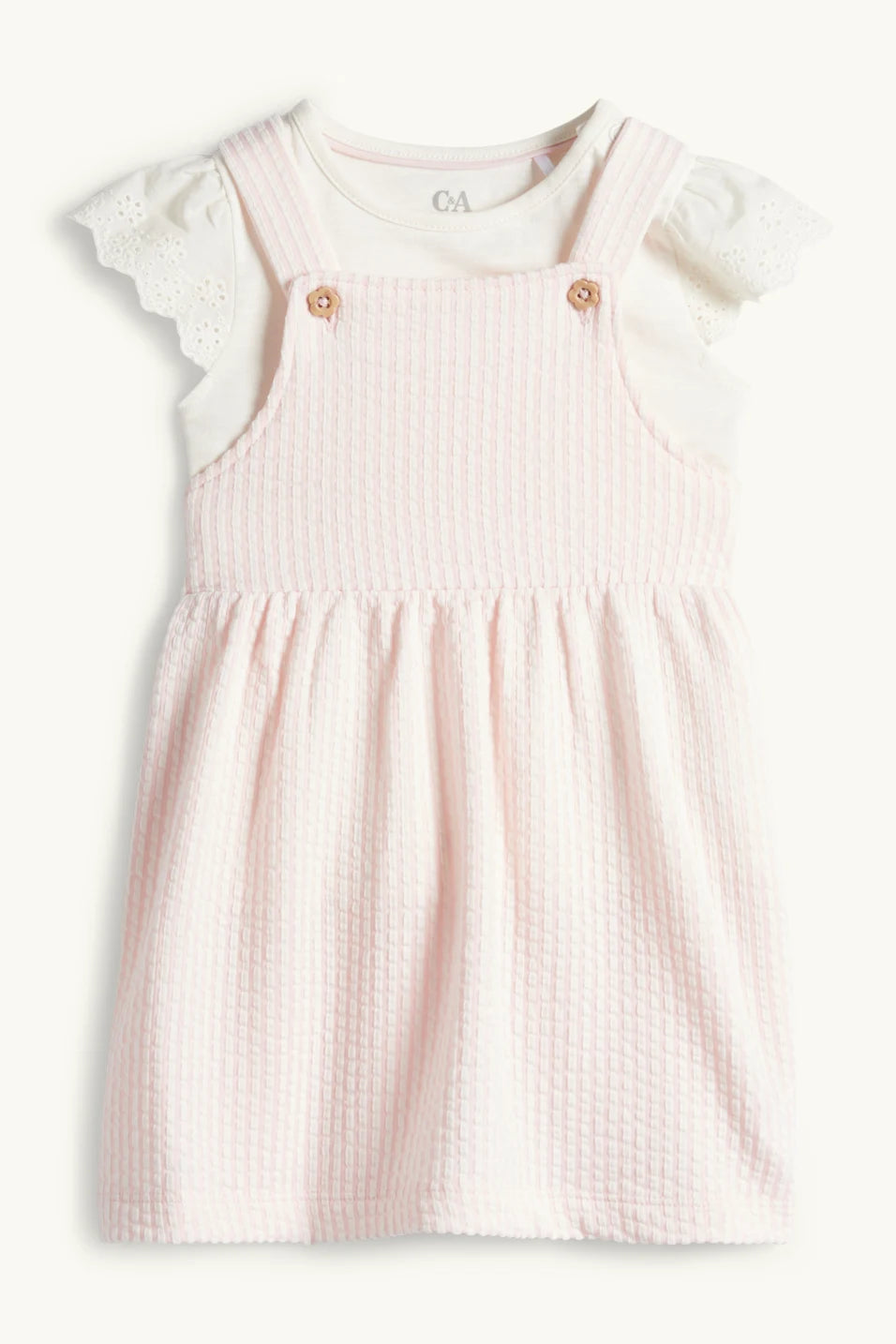 Broderie Anglaise - baby dresss set - 2 piece