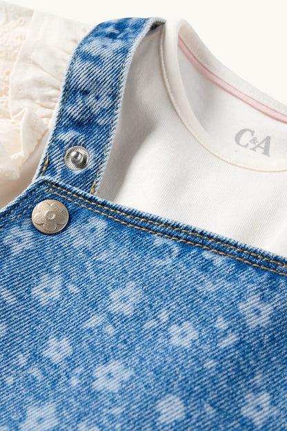Flory - Denim dress set