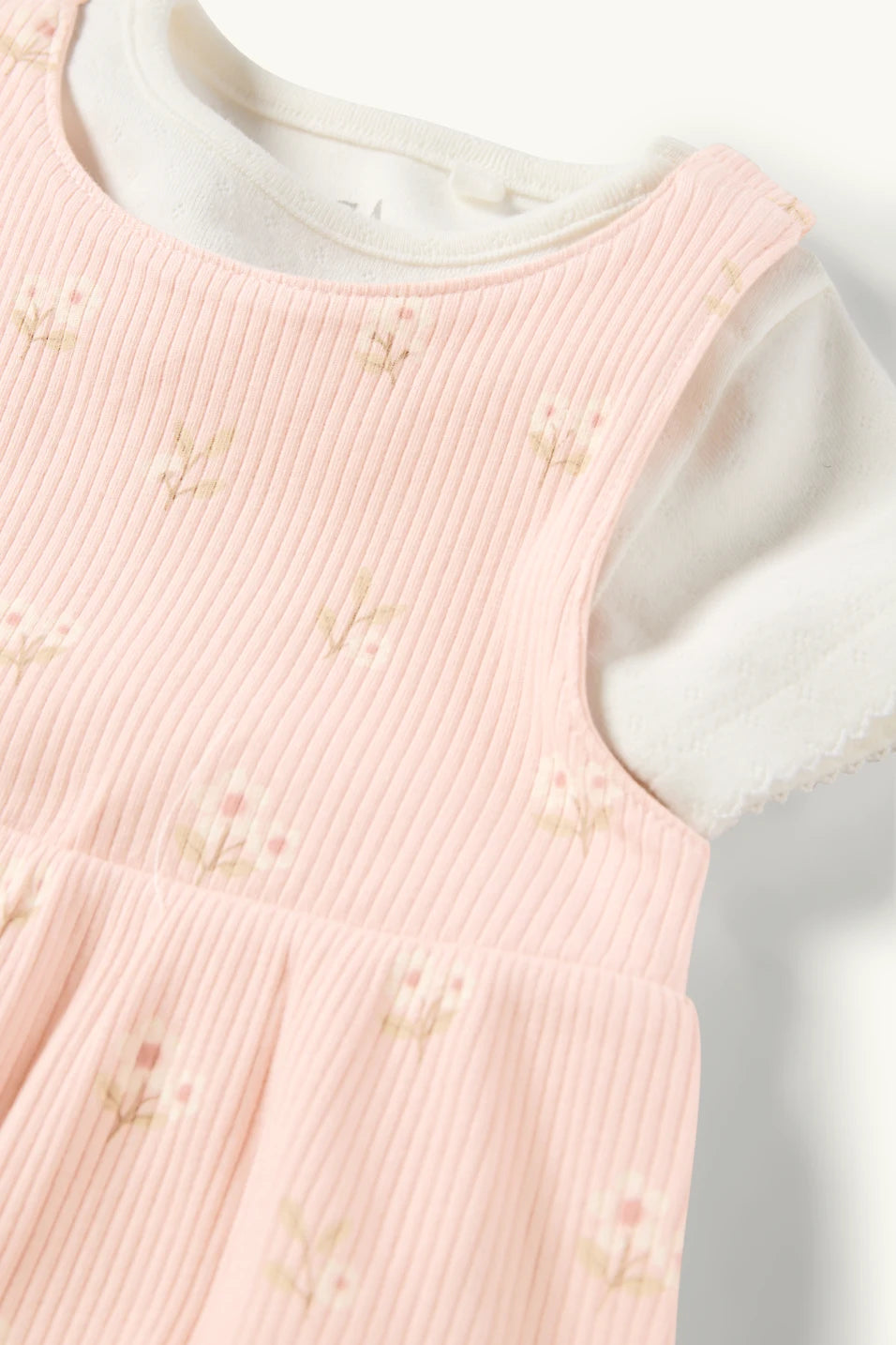 Floral  3 piece baby romper set