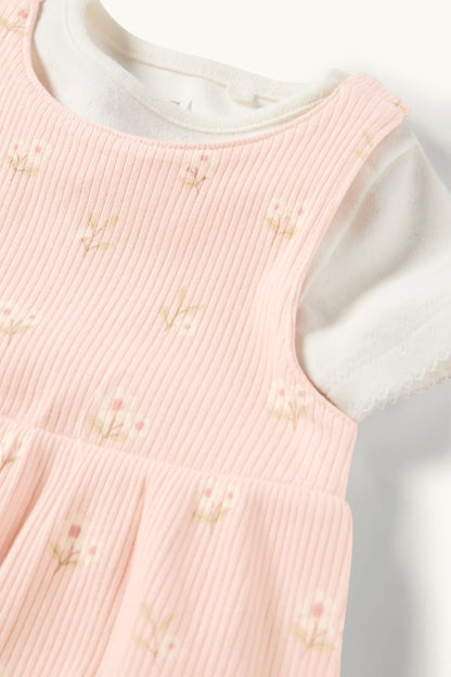 Floral  3 piece baby romper set