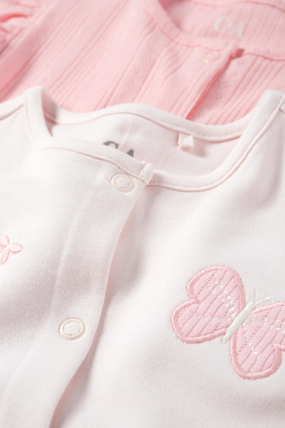 Multipack of 2 - Butterfly - baby jumpsuits