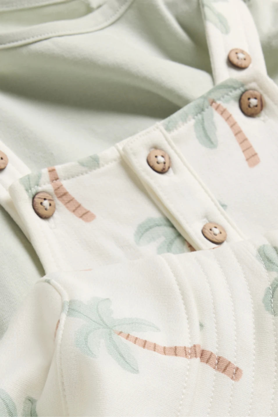 Palm 3 piece baby romper set
