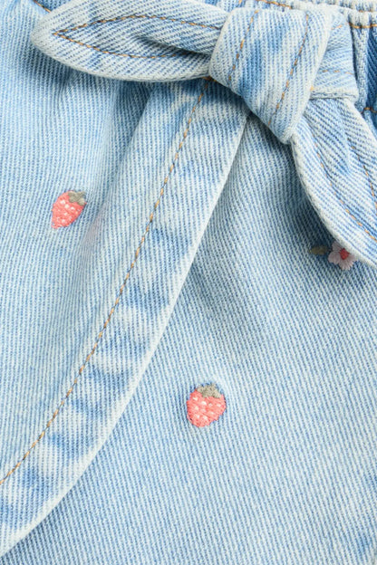 Fruits and Flowers - Baby skort - Jeans Look