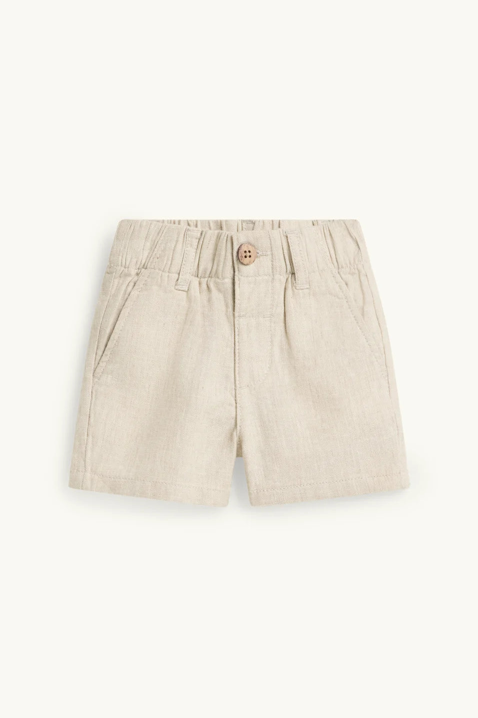 Baby outfit - shirt and shorts - blue / beige