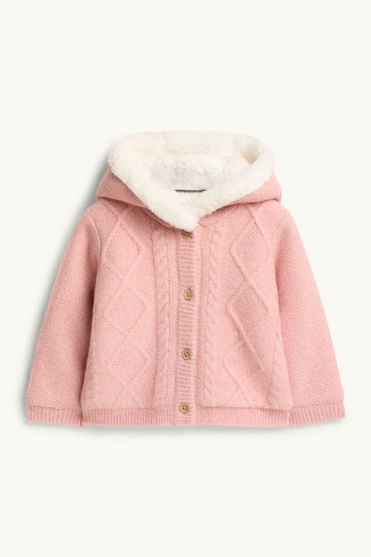 Baby Girl lined knit Cardigan