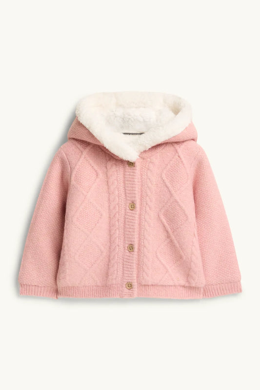 Baby Girl lined knit Cardigan