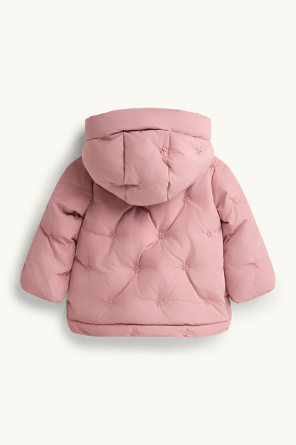 Flory -  Baby Quilted Jacket with Hood - Lined