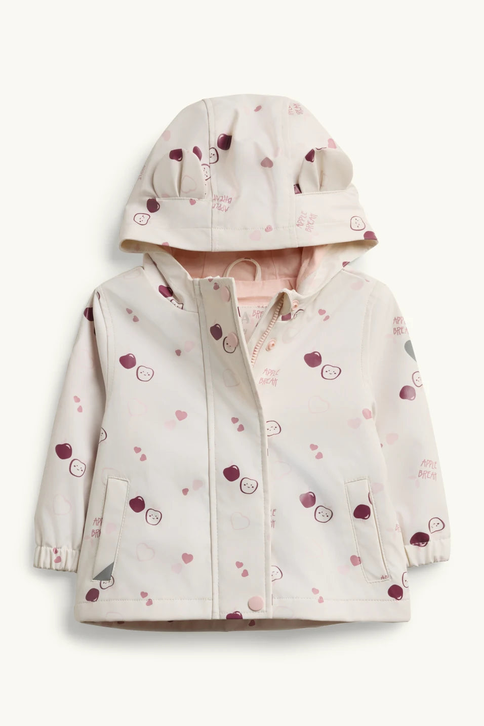 Heart and Apple - Waterproof Rain Jacket