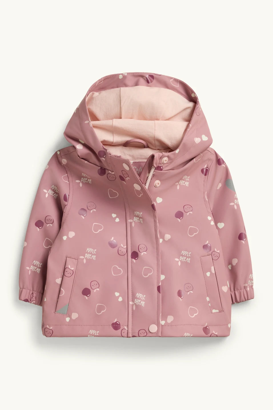 Heart and Apple - Waterproof Rain Jacket