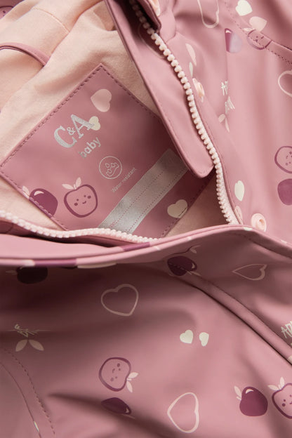 Heart and Apple - Waterproof Rain Jacket