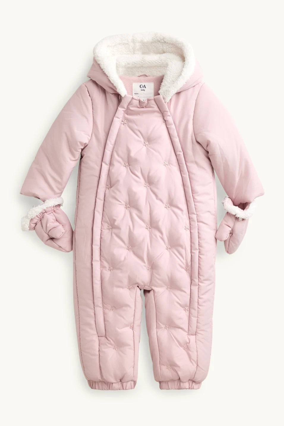 Floral - Baby Snowsuit - Lined