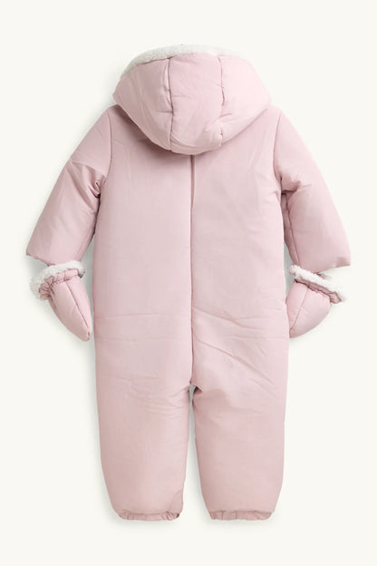Floral - Baby Snowsuit - Lined