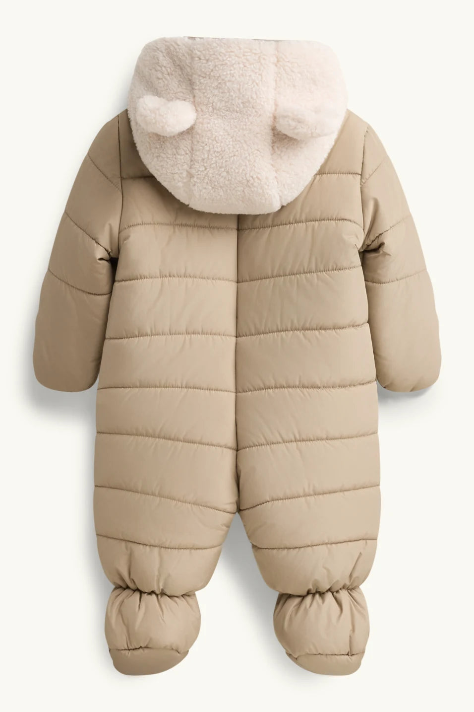 Baby snowsuit with hood