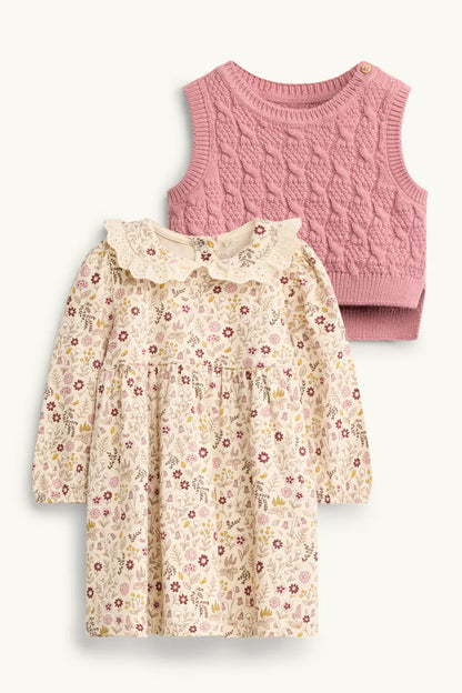 Flowers - 2 pieces dress set